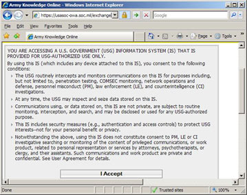 dod email vista owa accessing xp windows enterprise access